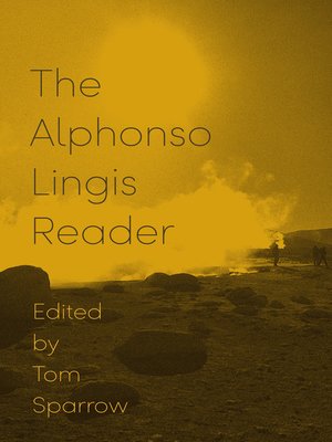 cover image of The Alphonso Lingis Reader